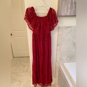 Bella and Bloom Boutique Lace Maxi Dress